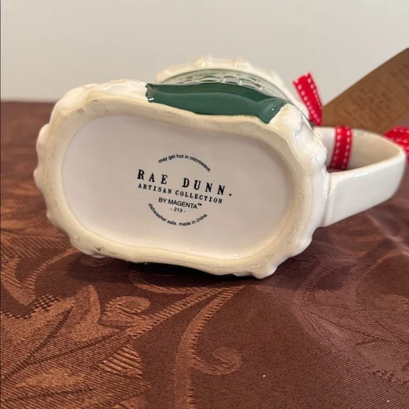 🎄Rae Dunn Holly Jolly Green and White Stocking Mug - Picture 7 of 9